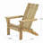 Damione Acacia Foldable Outdoor Adirondack Chair-811588522