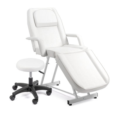 Adjustable Facial Massage Bed With Stool
