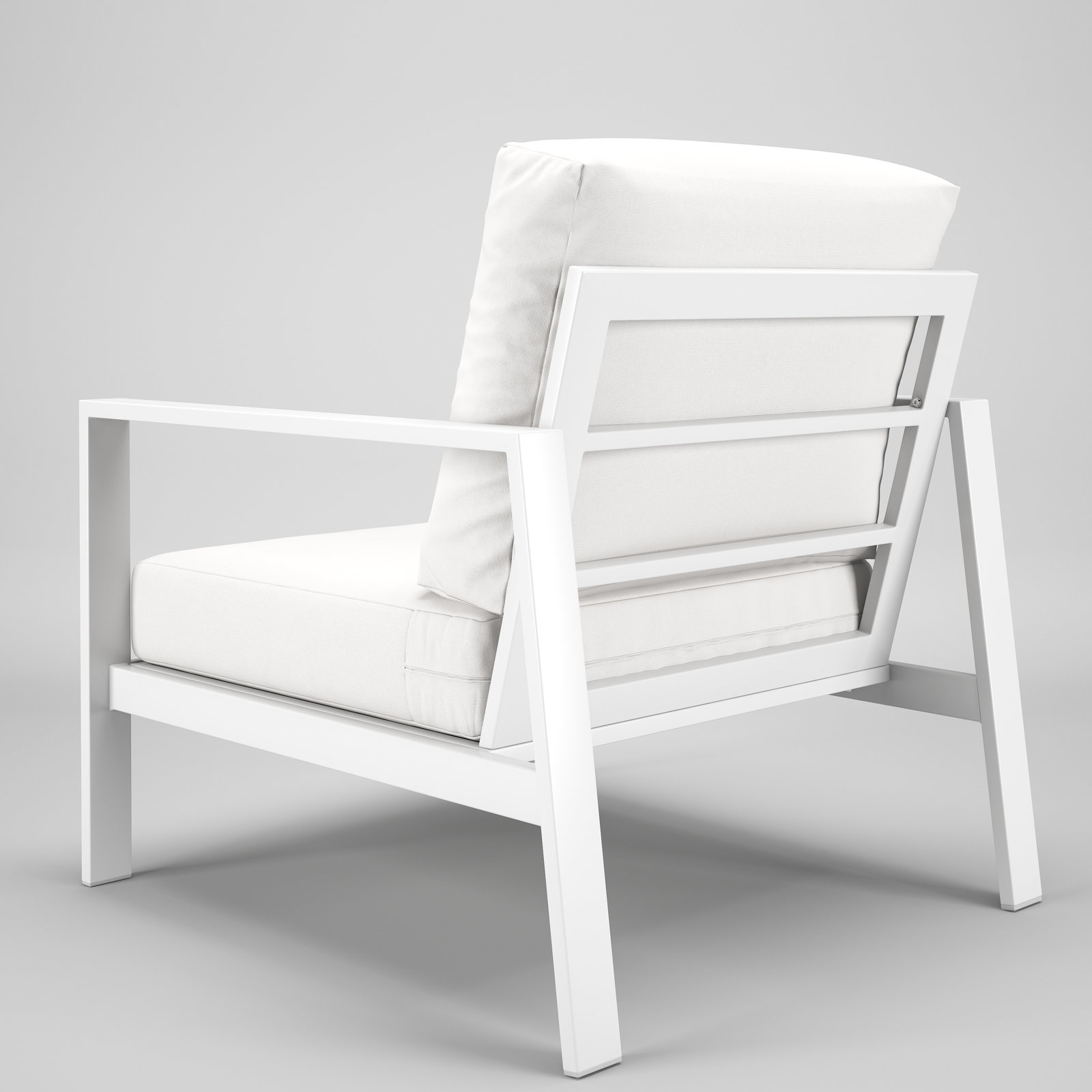 Townsend Sunbrella® Patio Lounge Chair, Canvas White