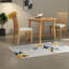 Extendable Dining Table Sets(Must include both Table and Chair), Wood MDF Modern Kitchen-1546714309