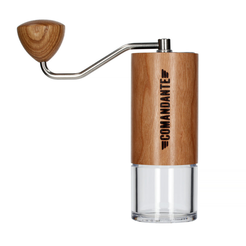 Comandante Stainless Steel Manual Connical Burr Coffee Grinder, American Cherry