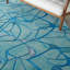 Tapis bleu turquoise touffeté à la main Lavonne-1547718094
