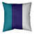 Bleu sarcelle / mauve foncé / blanc