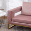 Fauteuil d'appoint de style contemporain avec accoudoirs rembourrés-1223162852