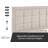DeCoro Mornington Upholstered Platform Bed w/ Metal Frame-25804247-25804250