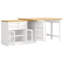194 cm W Kitchen Island with