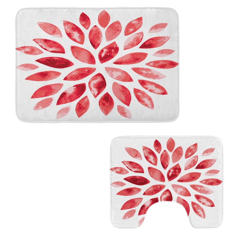 Ensemble de 2 tapis de salle de bain 