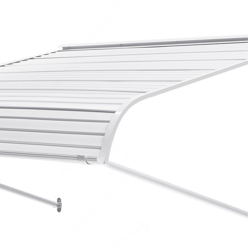 Window Awning Door Canopy 48X42 In Aluminum Alloy Front Door Awnings Anti-Rust