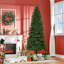 Arbre de Noël artificiel vert avec branches réalistes et 865 pointes