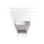 Aspasia  Belfry Heating 45cm W Silver Fireplace