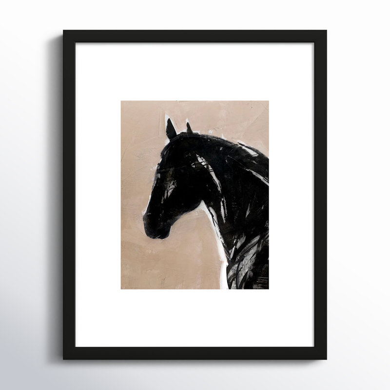 Spirit Print by Ivo Stoyanov, 20" H x 16" W  x 1.25" D, Black 