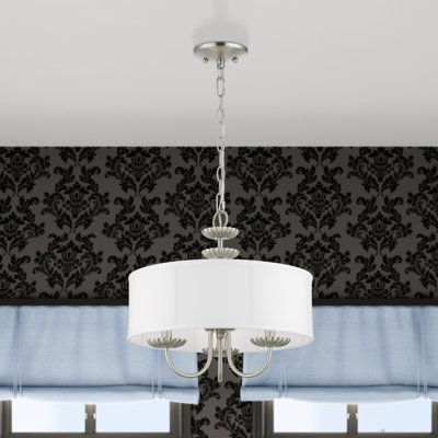 Lustre tambour à 3 lumières Lampert