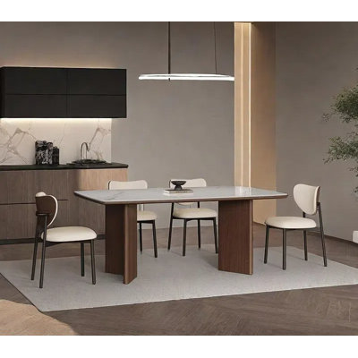 Ensembles de table de style français en bois massif de style français rétro.