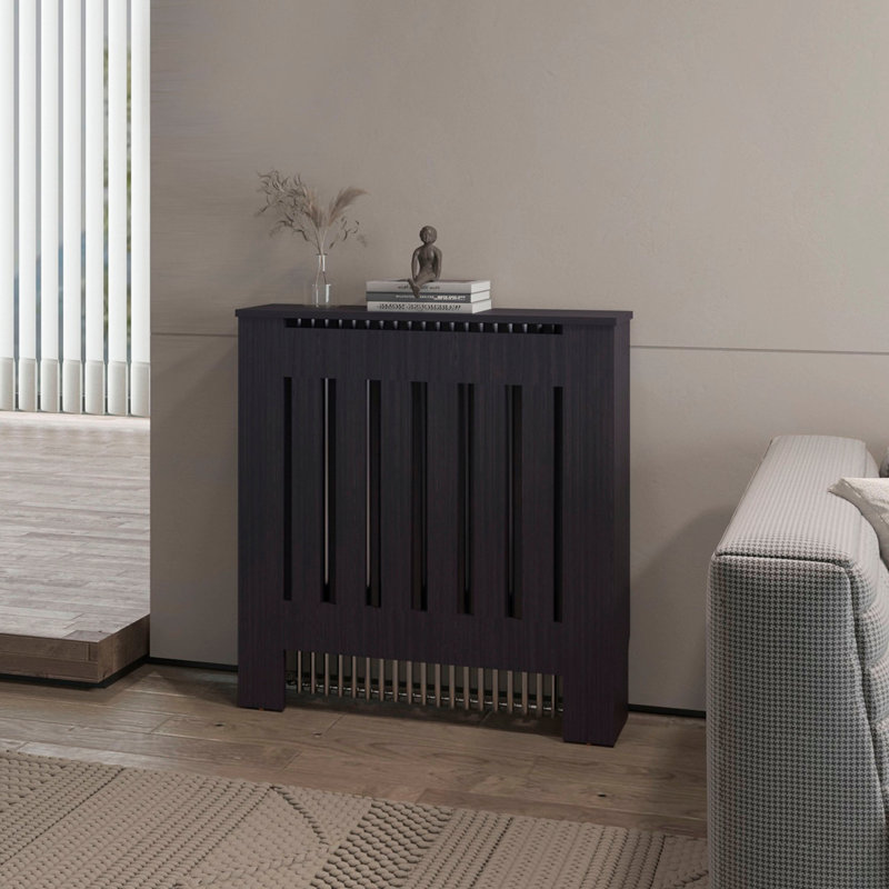 Couvercle de radiateur avec rangement Rio, Wengé