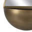 Metal Round Mirror with Shelves