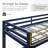 Audreena Metal Loft Bed-340068174-340068172