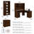 Shelonda 4 Piece Computer Desk Office Set-1854894894