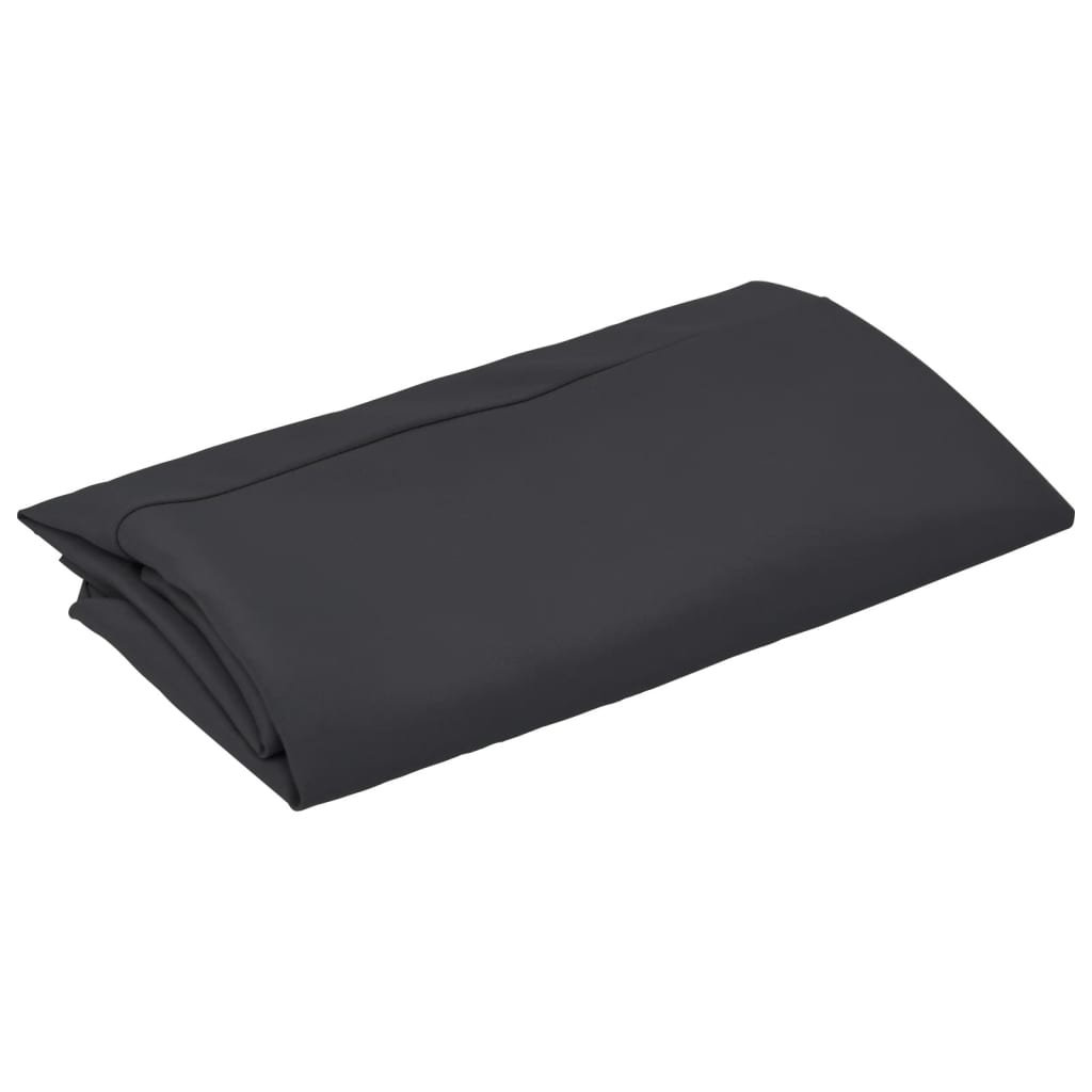 Arlmont & Co. Replacement Fabric Black 100% Polyester 118.1 In Diameter ...