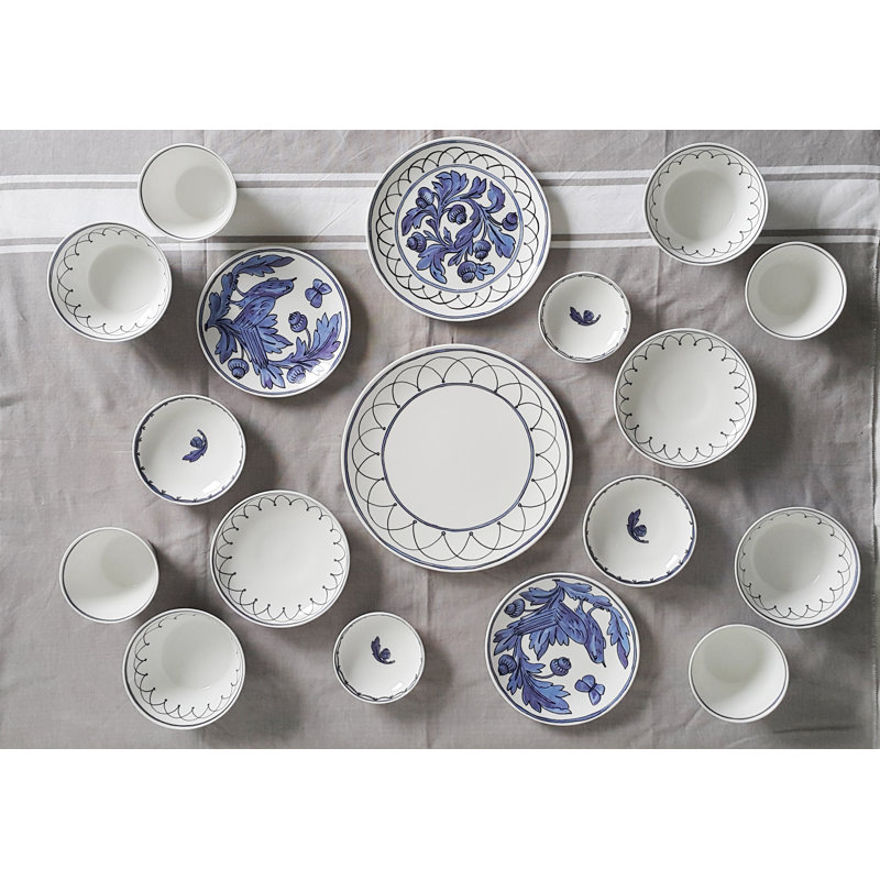 Assiette à hors-d'œuvre en porcelaine tendre 8,5 po Heritage
