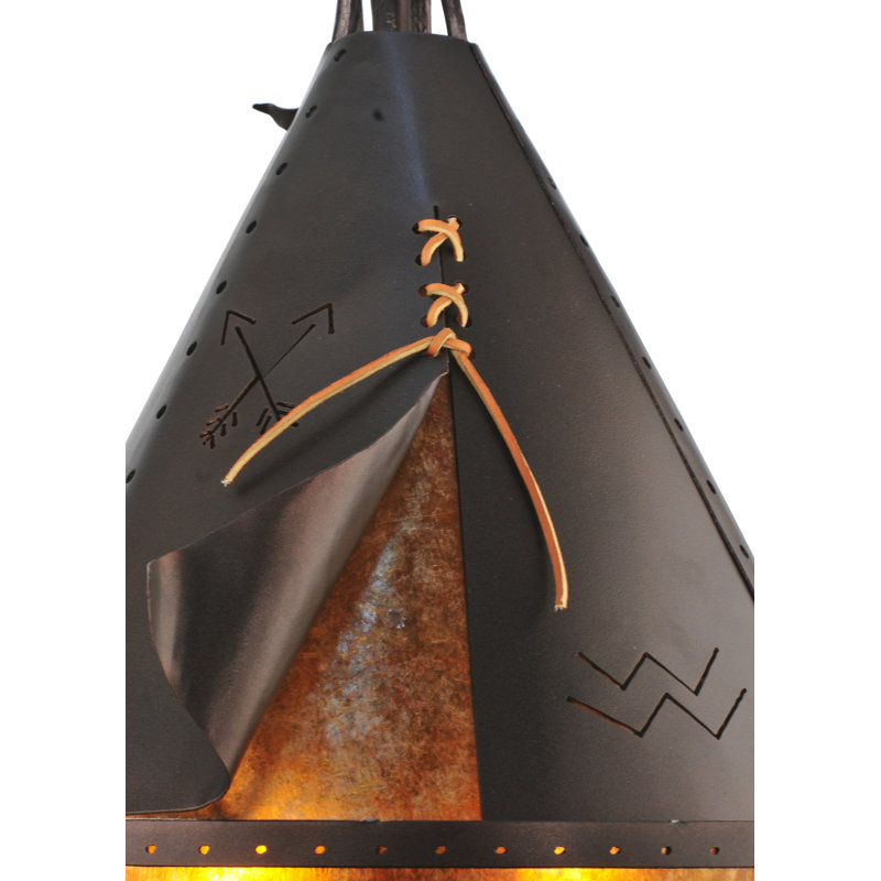 Rustic Lodge 2 - Light Pendant, 32" - 62" H x 16" W x 16" D