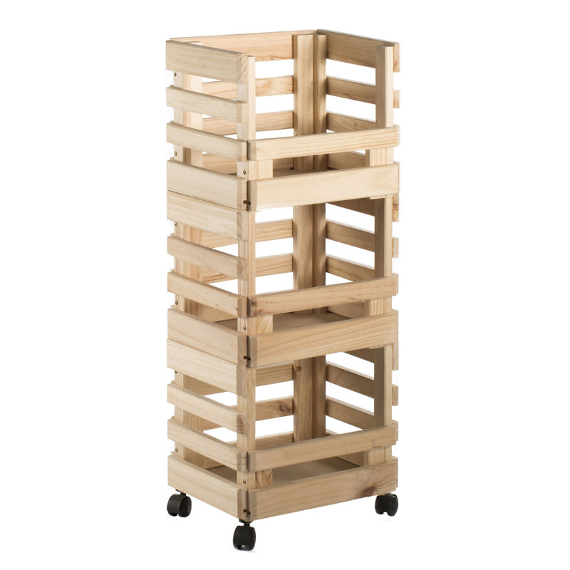 Antero Solid Wood Kitchen Cart