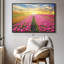 Impression sur toile Tulip Flower Field-100299520