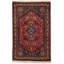 Onerva Cotton Oriental Area Rug in Red