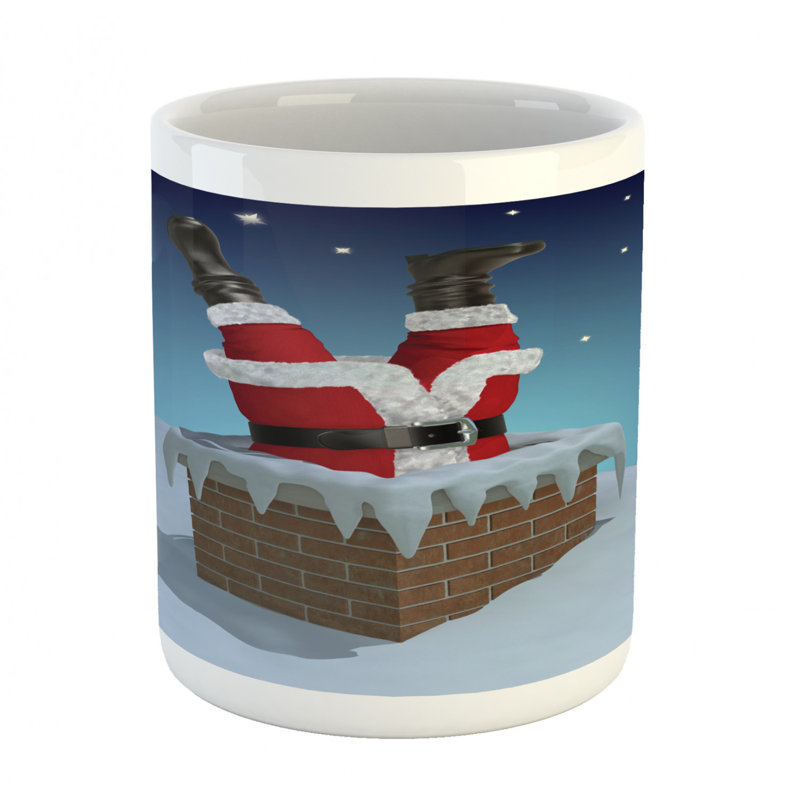 Grande tasse à café santa