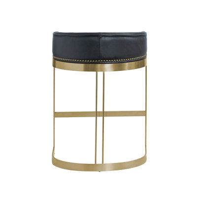 Bradley Genuine Leather Bar & Counter Stool
