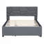 Lit plateforme tapissier avec lit gigogne-1766595717
