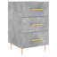 Jariel 40cm W Iron Bedside Table-1402356008