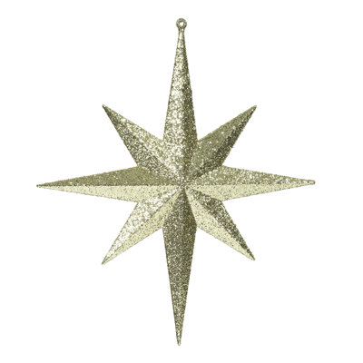 Glitter Bethlehem Star Ornament