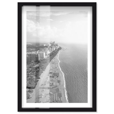 «Beach Side Shadowbox Print Miami Art Prints» par Notoriart