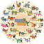 Tapis de jeu lavable et antidérapant pour enfants-95029978