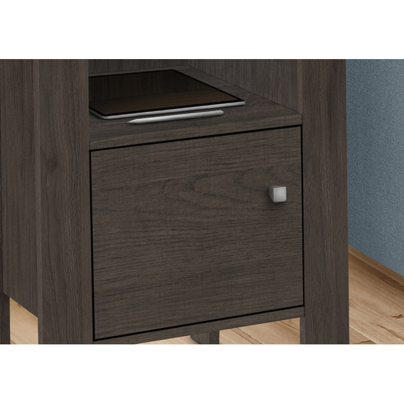Versatile Accent Table Suitable For Side, End, Nightstand, Lamp Placement And Storage In Living Room, Bedroom And More, Oak