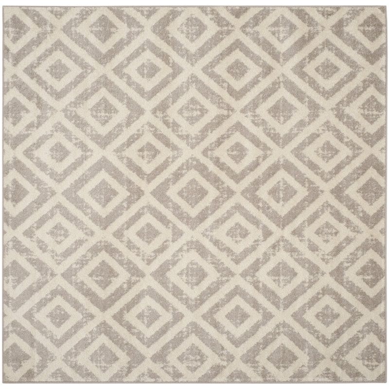 Adey Performance Geometric Rug, Square 6'7"