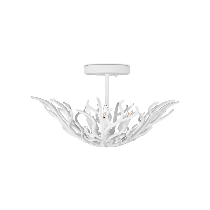 Snowfall 3 - Light Semi Flush Mount
