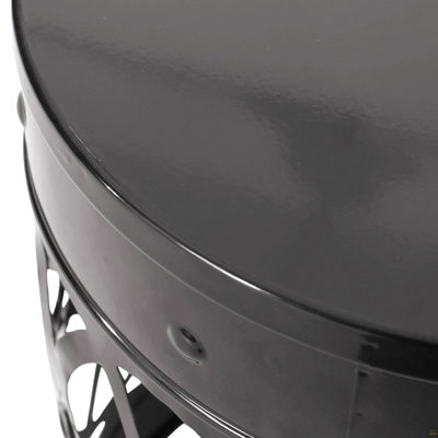 Outdoor Metal End Table -Large