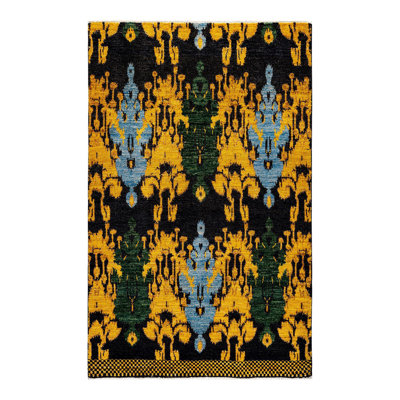 Contemporary One-of-a-Kind 5' 2" X 8' 2" Hand Knotted Area Rug