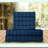 Sapphire Blue Luxury Dobby Stripe Microfiber Bedding Set - 1500 Thread Count Softness, Wrinkle & Fade Resistant - Queen Size 6-Piece Set