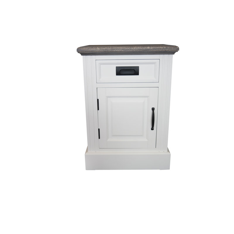 46 cm W Bedside Table