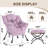 Abramson Lazy Chair, Modern Lounge Accent Chair with Armrests and a Side Pocket-98499974-119619609