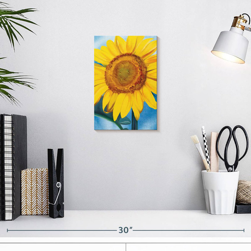 Harnek Yellow Sunflower, 12" H x 8" W