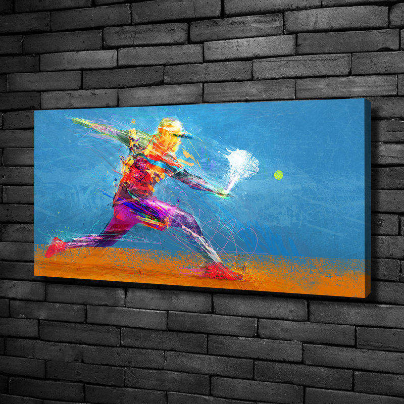 Tennis Player - Wrapped Canvas Print