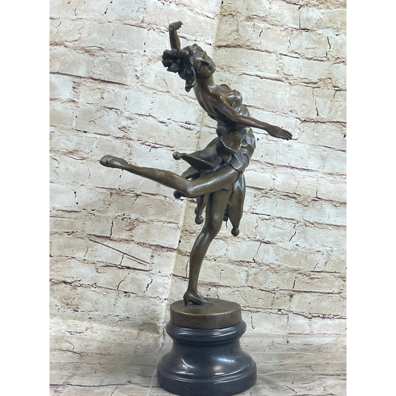 Figurine chef de sculpture en bronze fabriquée à la main par Zach