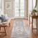Medallion Non Slip Washable Rug(Brown)