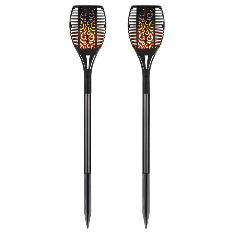 Brooklin 76.5cm Battery Powered Integrated LED Outdoor Floor Lamp