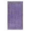 Tapis mauve fait à la main 3,8 x 6,8 pi, tapis turc recyclé pour décoration d'entrée
