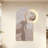 31.5" Arched LED 3D Acrylic Elephant Moon Wall Sculpture Art Decor Living Room Bedroom-126351369