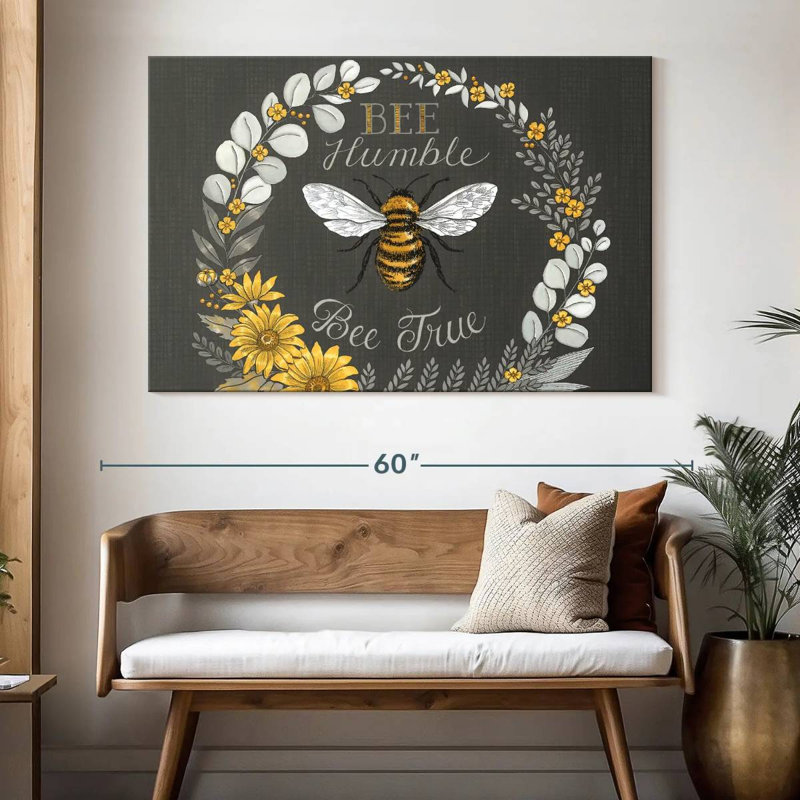 Brampt Bee Humble Bee True, 34" H x 51" W